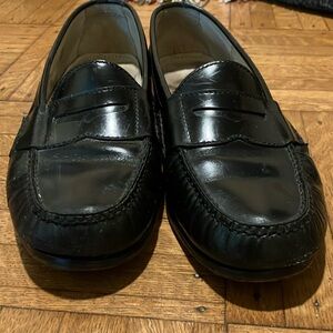 Classic Cole Haan Black Pinch Penny Loafers for Men